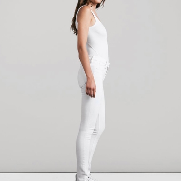 MSRP $195 Rag & Bone Blanc Skinny Jeans Size 30 - Picture 7 of 16